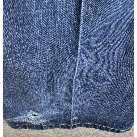 Tupac Makaveli Jeans Mens 38 Baggy Y2K Denim Rap Hiphop Streetwear Vintage 90s - Picture 10 of 10